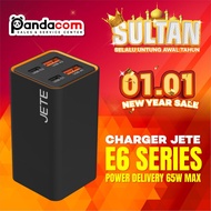JETE E6 SERIES POWER DELIVERY 65W MAX CHARGER (MULTIFUNCTIONAL)
