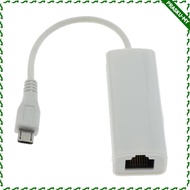 [PraskuMY] Micro USB  Adapter Type-B OTG Network Adapter Network Card Adapter Converter Adapter, USB