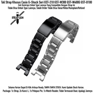 Casio G-Shock GST 210 GST W300 400G B100 Strap - Stainless Steel Metal Watch Strap
