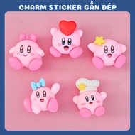 Slipper charm model A47, slipper sticker, shoe charm decoration accessory