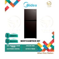 [NUR] MIDEA MDRT346MTB28-MY GROSS 280L 2 DOORS INVERTER QUATTRO REFRIGERATOR / FRIDGE / PETI SEJUK