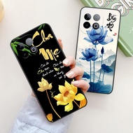 Case for Vivo IQ00 Z10 TURBO/ Z10 TURBO PRO/ Z10 TURBO PRO PLUS lotus calligraphy, parents, peace