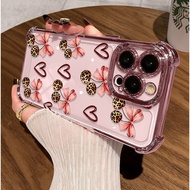 Leopard Print Heart Cherry Case Cover For OPPO A6C F29 A17 A16 A15 A54 A31 A9 2020 A5S A3S A55 A57 A