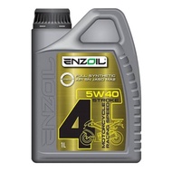 Enzoil 4T 5W40 API SN JASO MA2 motorcycle fully synthetic engine oil (1 liter)