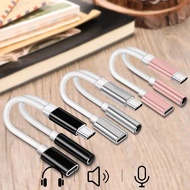 Type-c Headphone Adapter Cable C Port and DC3.5MM Two-in-One Charging Listening to Songs Wire-contro