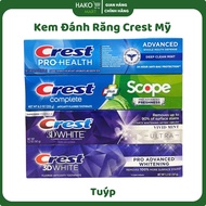 American Crest Toothpaste (3D White, 3D White Ultra, Scope, Pro-Health)