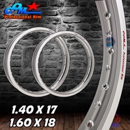 ล้อ COM 1.40 X 17 + 1.60 X 18 ขอบเรียบ ล้อคอม แพ็คคู่ ขอบเรียบ ขนาด 1.40 ขอบ 17 และ 1.60 ขอบ 18 ล้อค