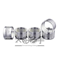 【In stock】6pcs/set 3.5cm Perforated Ring Stainless Steel Material Round Tart Ring Holes Mousse Circle Baking Cake Ring Tart Mold CSLE