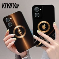 [SHARK CASE] NEWEST VIVO Y18 4G 2024 Softcase Apple Logo Motif - Vivo Y18 Casing - Vivo Y18 Case - V
