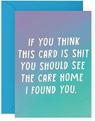 Dad Birthday Cards - Rude Birthday Cards for Men - Funny Mum Birthday Cards - 60th Birthday Gifts fo