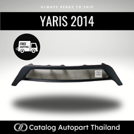 ชุดแต่งรถยนต์ กระจังหน้ารถยนต์ Yaris 2014 | ABS 2.0mm สีดำด้าน งานดิบพร้อมติดตั้ง