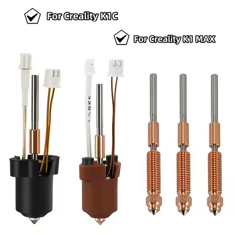 For Creality K1C/K1 Max hotend kit Quick Swap Ceramic Heating Block High Flow Printing 3d printer pa