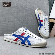 Onitsuka Tiger Shoes Classic Men's and Women's Casual Leather Shoes Comfortable Breathable Walking Shoes Sports Jogging Tree Sneakers