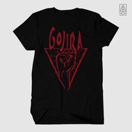 kaos band Gojira T-SHIRT/ Gojira Red Shirt/ Rock Metal Music Shirt/ Mono Version/