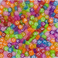 Alphabet Beads Manik Huruf Jelly Beads