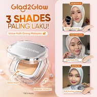 Glad2Glow Perfect Glow Cover Cushion Foundation Full Coverage Glowing Finish Glass Makeup 12H Glass 