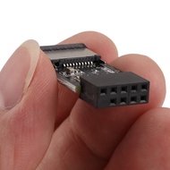 Motherboard USB2.0 9Pin to TYPE-C A-KEY Front Connector Converter USB3.2 TYPE-E Interface Header Ada