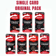 Original Japan MAXELL Lithium Coin Cell Battery CR2032 CR2025 CR2016 CR1632 CR1220 CR1616 CR1620 1pc