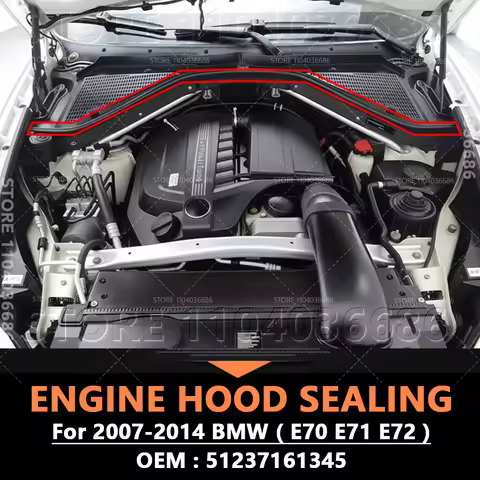 For 2007-2014 E70 E71 E72 BMW X5 X6 M Engine Hood Sealing Gasket 51237161345