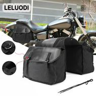 LELUODI Travel motorcycle Saddle bags Black Waterproof panniers Hot motorcycle luggage