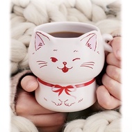 Starbucks Cup 2024 Valentine's Day Cute Cat Cat Shape Series Desktop Ceramic Mug 355ml♣3.29 Follow the store to prioritize