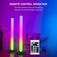 2Pcs USB LED Light 24CM Bar RGB IC Color Changing TV Backlight Remote APP Control Music Sync Atmosph