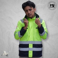 Anv K3 Amman Safety Jacket Mining Jacket Bomber Jacket Safety Jacket Series Jacket Water Repellent