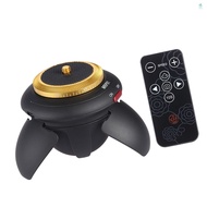 Mini Electric Panorama Head 360° Rotation Time Lapse Tripod Head for Selfie Stick Smartphones for  A