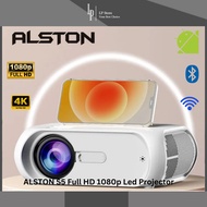 ALSTON S5 Full HD 1080p Led Projector 4500 Lumens HD compatible USB Portable Cinema Proyector Beamer