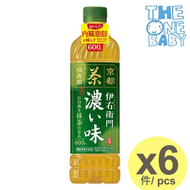 三得利 - Suntory 綠茶 伊右衛門 濃味 600ml x 6 支 4901777359871 #日本版 expiry 2025/11