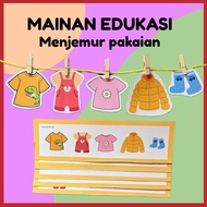 Montessori Educational Toys for Children to Fight Clothes Kids Activity Set