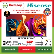 (Ready Stock) HISENSE 50" 55" 65" 75" 85" 4K QLED Google TV 50Q6N / 55Q6N / 65Q6N / 75Q6N / 85Q6N Q6