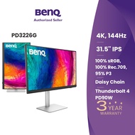 [New] BenQ PD3226G｜31.5 inch｜4K UHD｜144Hz｜Thunderbolt 4｜DCI P3｜Professional Designer Monitor｜SRGB