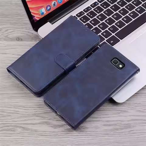 For Samsung Galaxy J7 Prime Case Leather Wallet Flip Cover For Coque Samsung Galaxy J7 Prime Case J