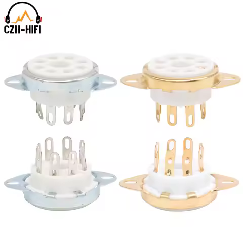 8pin Tube Socket K8A Octal Ceramic Valve Base for EL34 6550 KT88 274B 5AR 6L6 6V6 Vintage Audio Ampl
