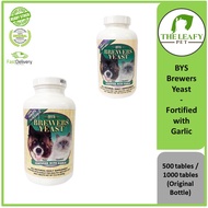BYS Brewers Yeast Fortified with Garlic - 500 tabs / 1000 tabs