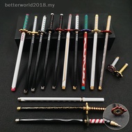 [Betterworld] Creative Fashion Mini Katana Anime  Model Gel Pen Black Ink Refill Wrig Pen School Stationery Supplies Student Gifts [MY]