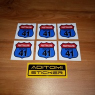 Route Phattalung 41 (1.5inch) inkjet printing sticker