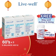 Live-Well E-Balance 400IU 60'S x 3 HTM Pharmacy