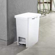 日本天馬 日本製 WHItRash 腳踏式垃圾桶(附輪)-20L