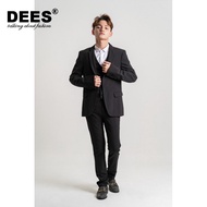 DEES Men Single Breasted Single Button Notch Lapel Suit Coat 65509