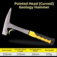 Multifunctional Geology Hammer Tapered Head