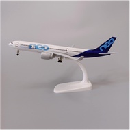 เครื่องบินจำลอง Airbus A330Neo ที่มีสีเหมือนโรงงาน Airbus ขนาด 20 ซม. โมเดลเครื่องบินโลหะคุณภาพสูง