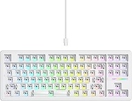 GTSP 75% Custom Barebones Keyboard kit Gasket Mouted，Blank DIY Silent TKL Mechanical Gaming Keyboard