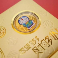 Doraemon series full gold coin mobile phone stickers Jingle Cat commemorative coins girlfriend birth哆啦a梦系列足金币手机贴叮当猫纪念币女友生日礼物压岁创意红包✿2.24