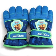 [Narink Kids] Dinosaur Mecard Thump Footprint Ski Finger Gloves Toddler Children’s Ski Gloves