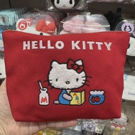 Túi Đựng Đồ Trang Điểm Thêu Phiên Bản Giới Hạn Kỷ Niệm 50 Năm Hello Kitty Dành Cho Nữ Ví Lưu Trữ Dun