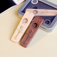 Multiple Styles Solid Wood Kazoo Kazoo Kazoo Easy to Get Started Niche Musical Instrument Accompanim