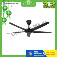 Alpha 56" Cosa DC Motor 5 Blade Remote Ceiling Fan CX10 5B/56 MB (Matt Black)