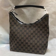 Gucci老花古董包｜Gucci Vintage｜Gucci老花腋下包｜古馳腋下包｜Gucci hobo｜room.203203 #23開學季